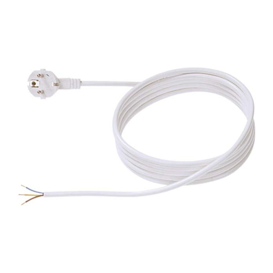 Bachmann Câble d'alimentation avec prise de terre 3m, blanc 304.275