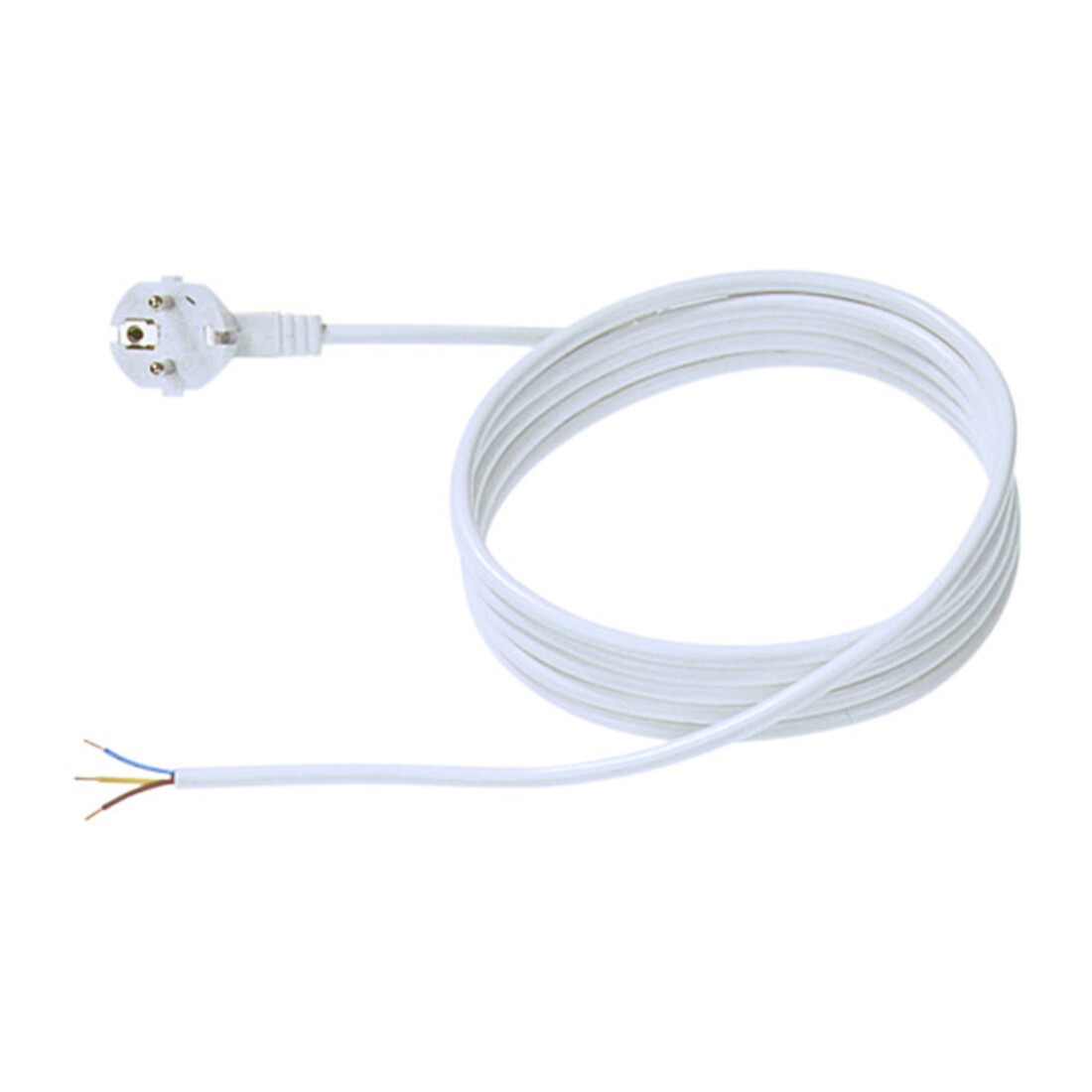 Bachmann Câble d'alimentation avec prise de terre 3m, blanc 304.275