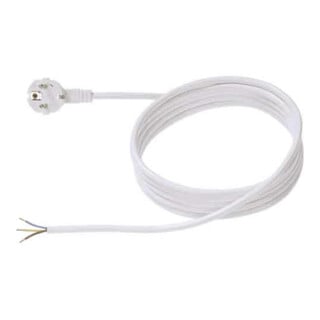 Bachmann Câble d'alimentation avec prise de terre 3m, blanc 305.275