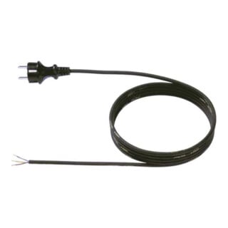 Bachmann Câble d'alimentation avec prise de terre caoutchouc 3,00m noir 322.175