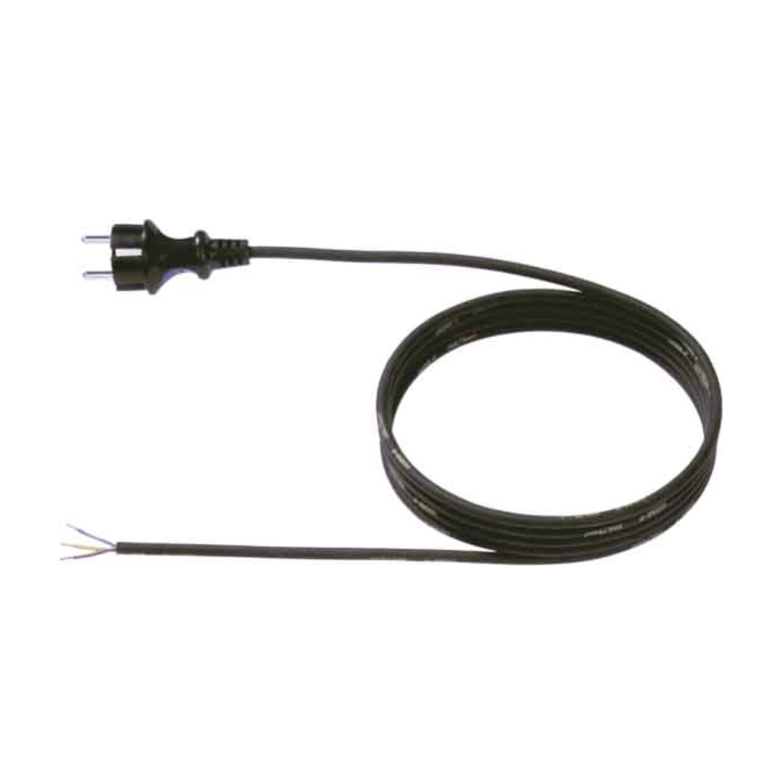 Bachmann Câble d'alimentation avec prise de terre caoutchouc 3,00m noir 322.175