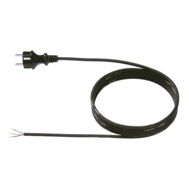 Bachmann Câble d'alimentation avec terre 16A/250V, 5m, noir 322.176