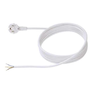 Bachmann Câble d'alimentation avec terre 2,00 m blanc 304.274