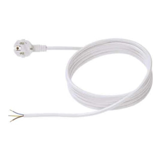 Bachmann Câble d'alimentation avec terre 2m, blanc 301.274
