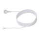 Bachmann Câble d'alimentation avec terre 2m, blanc 301.274