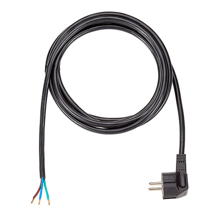 Bachmann Câble d'alimentation avec terre 2m, noir 305.174