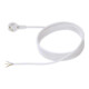 Bachmann Câble d'alimentation avec terre 5 m, blanc 305.276
