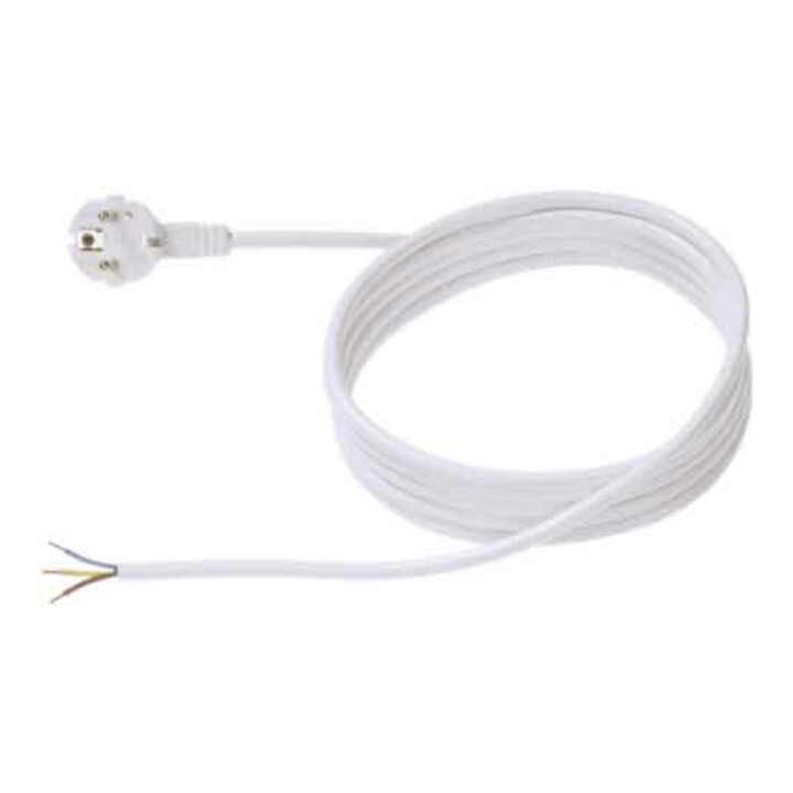 Bachmann Câble d'alimentation avec terre 5 m, blanc 305.276