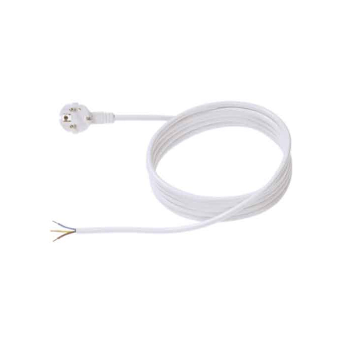Bachmann Câble d'alimentation avec terre 5 m, blanc 305.276