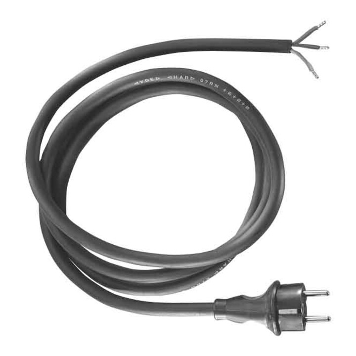 Bachmann Câble d'alimentation avec terre caoutchouc 3,00 m noir 320.175