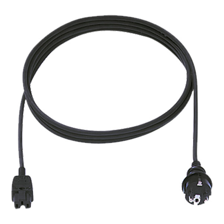 Bachmann Câble d'alimentation pour appareils chauffants 10A/250V, 2m, noir 372.174