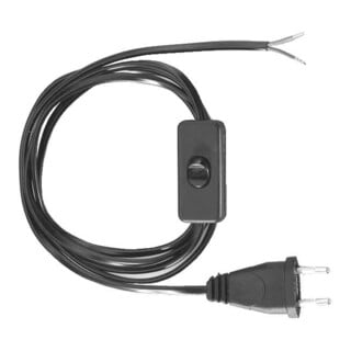 Bachmann Câble plat 1,8 m, noir 211.174