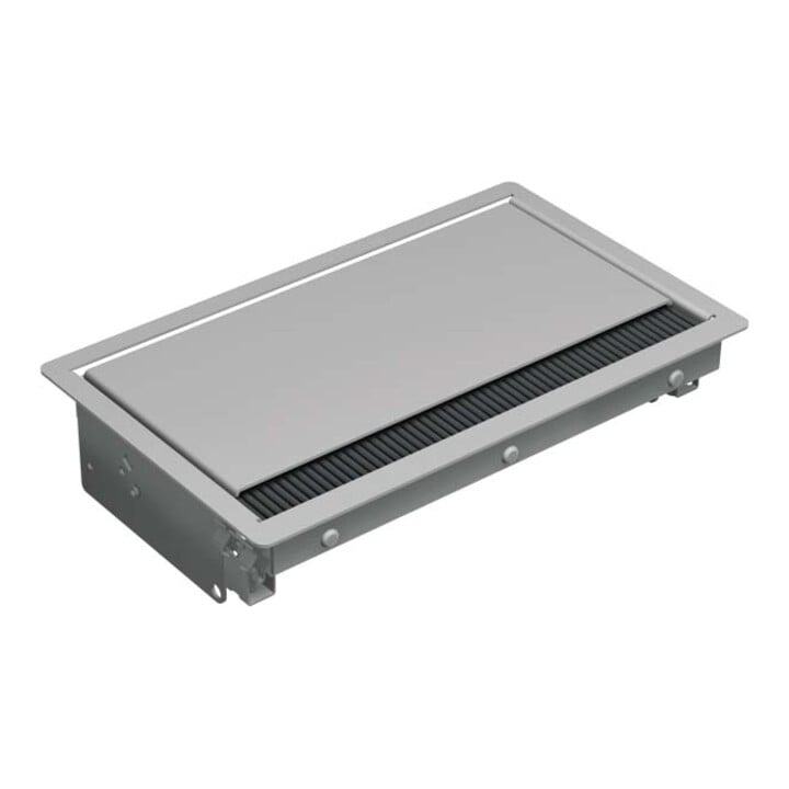 Bachmann Cadre d'encastrement gris argent court 338.0203