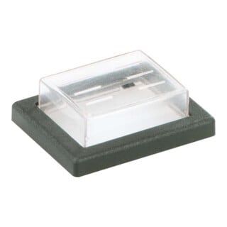 Bachmann capuchon PVC avec cadre clair/noir, pour 2p. bascule. 924.118