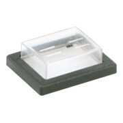 Bachmann capuchon PVC avec cadre clair/noir, pour 2p. bascule. 924.118-1