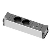 Bachmann CONI 2xCEE7/3 1xUSB Charger 0,2m GST18