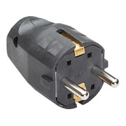 Bachmann Connecteur de montage noir avec système de mise à la terre double 910.100-1