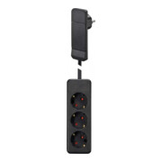 Bachmann Connecteur plat de protection noir, câble 1,6 m 933.014-1