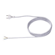 Bachmann Cordon d'alimentation fer à repasser 3m gris/blanc TEXTIL3G1,00 313.176-1
