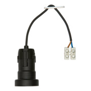 Bachmann Douille d'éclairage noir, culot E27 641.1701-1