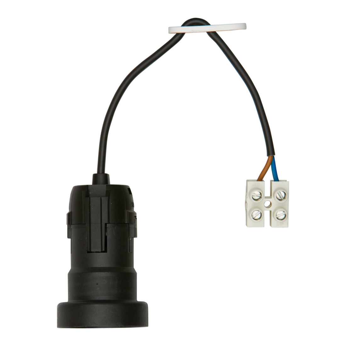 Bachmann Douille d'éclairage noir, culot E27 641.1701
