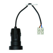 Bachmann Douille d'éclairage noir, culot E27 641.1701-3