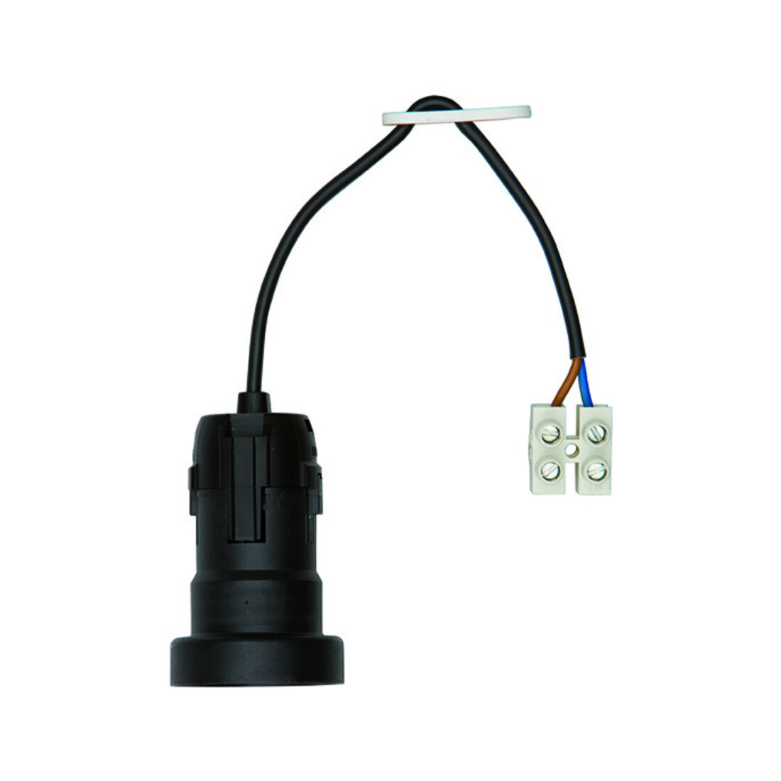 Bachmann Douille d'éclairage noir, culot E27 641.1701