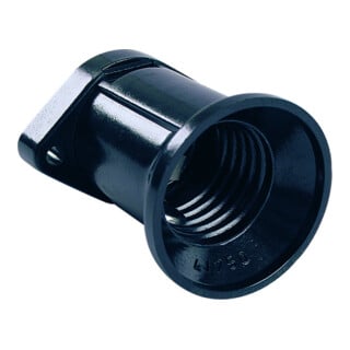 Bachmann Douille ILLU E27 noire avec socle de fixation 740.011