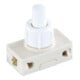 Bachmann EB-Druckknopfschalter ws, 2(1)A,250V 1p. 924.137