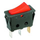 Bachmann EB-Wippenschalter sw/rt,16(8)A250V 1p. 924.112