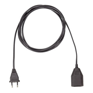 Bachmann Euro-Verlängerung PVC 3m,sw 233.185