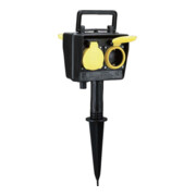 Bachmann Gartensteckdose 2,00m sw 394.182-3