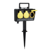 Bachmann Gartensteckdose 3f. mit Erdspieß 394.175-1