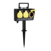 Bachmann Gartensteckdose 3f. mit Erdspieß 394.175-2