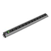 Bachmann Handwerkerleiste 12fach mit Schalter,2m Zul. 300.005-2