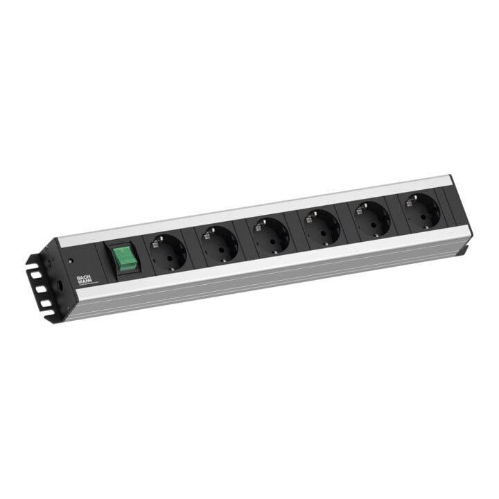 Bachmann Handwerkerleiste 6fach mit Schalter,2m Zul. 300.003