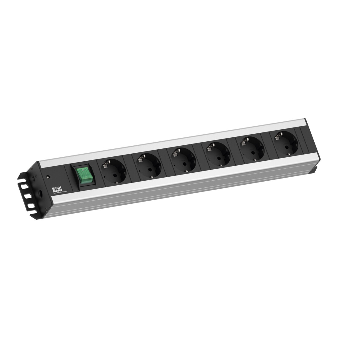 Bachmann Handwerkerleiste 6fach mit Schalter,2m Zul. 300.003