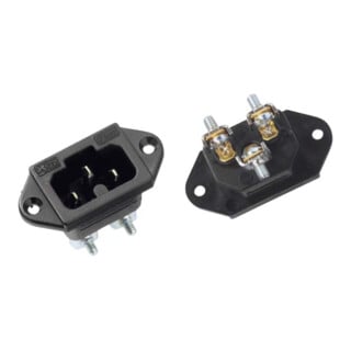 Bachmann Heißgeräte-Einbaustecker 155°C sw 918.170