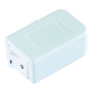 Bachmann Interrupteur à câble 924.073 10A 250V 1 pôles blanc