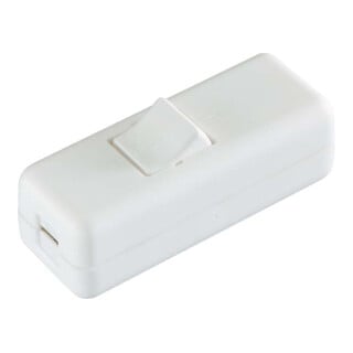 Bachmann Interrupteur à cordon série 8010 blanc/blanc 924.052