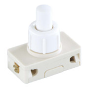 Bachmann Interrupteur-poussoir EB blanc, 2(1)A, 250V 1p. 924.137-1