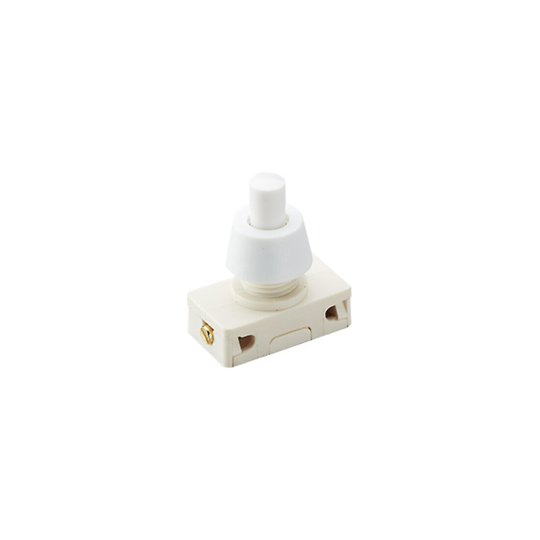 Bachmann Interrupteur-poussoir EB blanc, 2(1)A, 250V 1p. 924.137