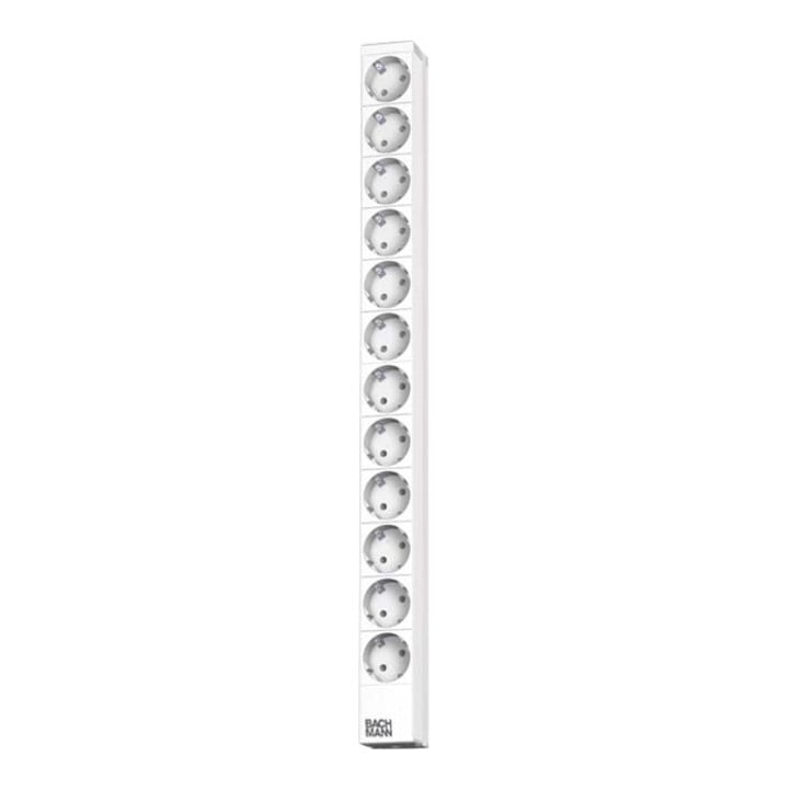 Bachmann Multiprise 12x alu 1U 12xProt. 565mm 333.413