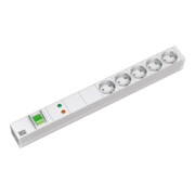 Bachmann Multiprise 19 pouces 5x avec interrupteur, alu 333.403-1