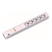 Bachmann Multiprise 19 pouces 5x prises 1,5U 5x avec protection 1x GVS 333.002-1