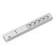 Bachmann Multiprise 19 pouces 5x prises 1,5U 5x avec protection 1x GVS 333.002