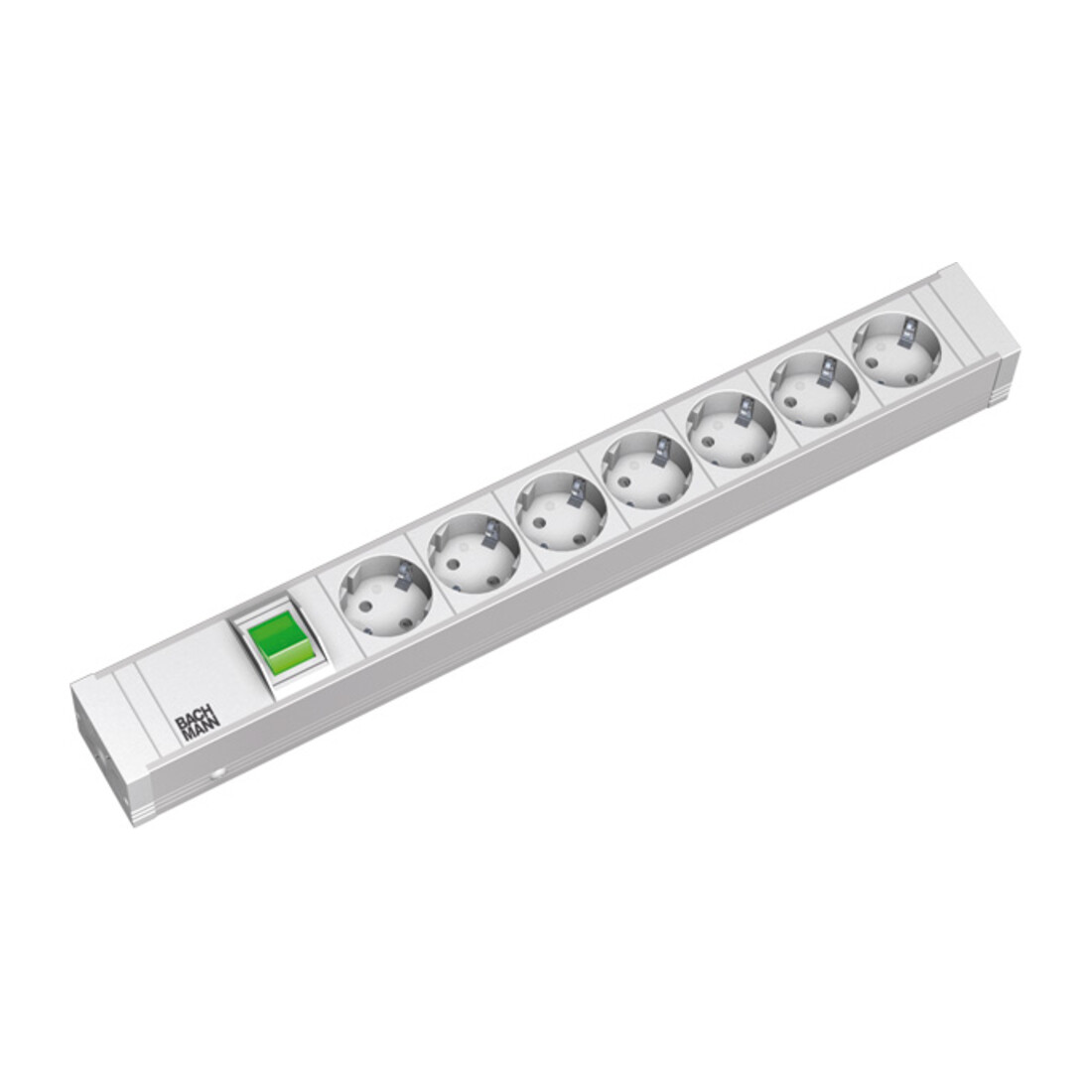 Bachmann Multiprise 19 pouces 7x prises 1,5U 7x avec protection 1xSch 333.000