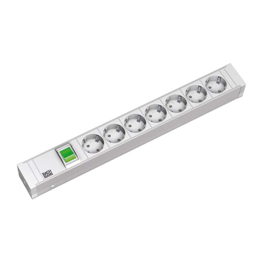 Bachmann Multiprise 19 pouces 7x prises 1,5U 7x avec protection 1xSch 333.000