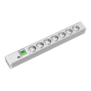 Bachmann Multiprise 19 pouces 7x PVC 7xProt. 1xPrise 333.600-1