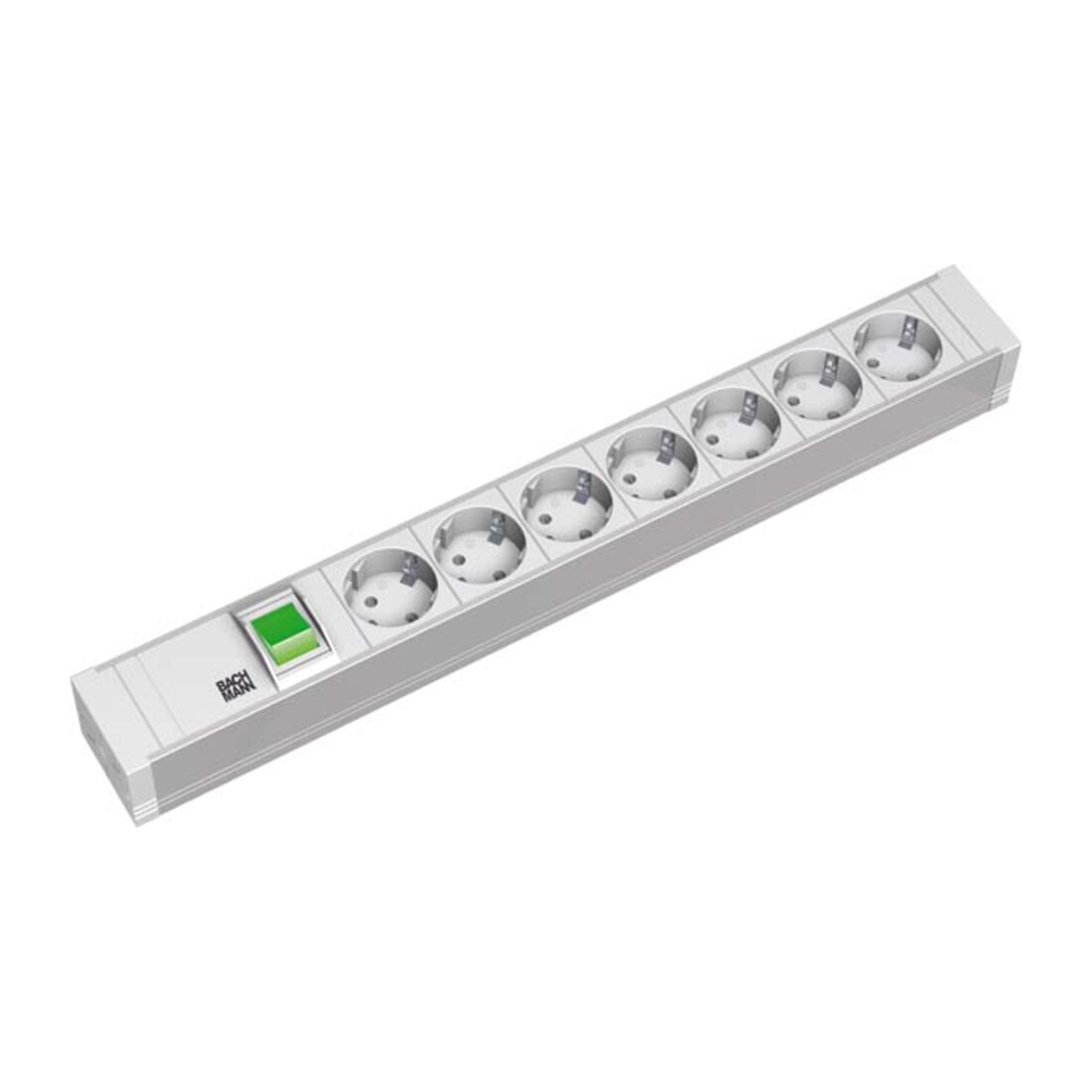 Bachmann Multiprise 19 pouces 7x PVC 7xProt. 1xPrise 333.600